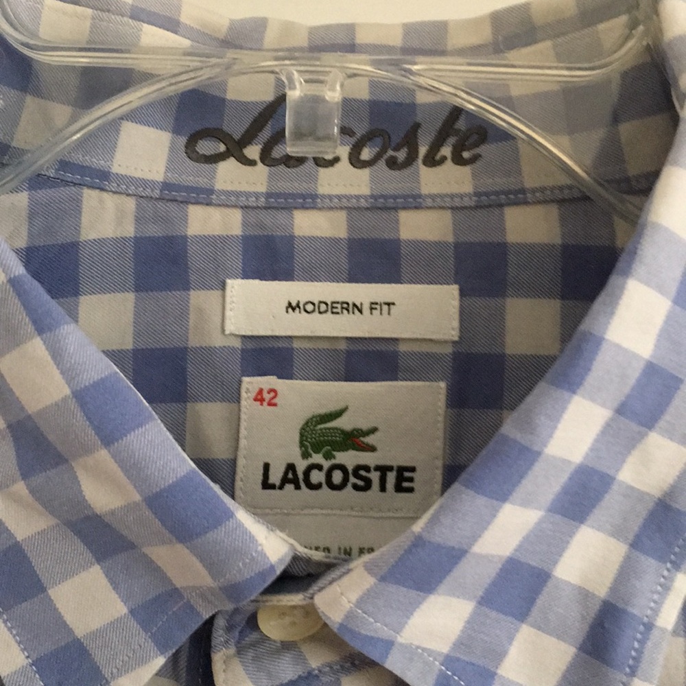 Lacoste Shirt size 42 ( L )